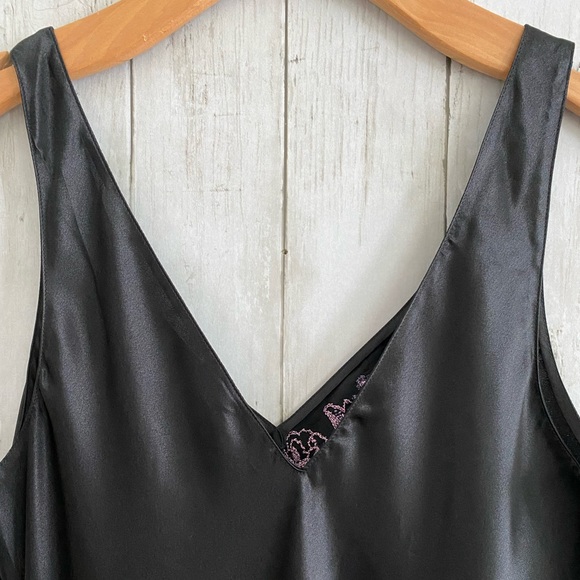 NWOT Vintage Fantasies By Morgan Taylor Satin Maxi Nightgown - Picture 9 of 15